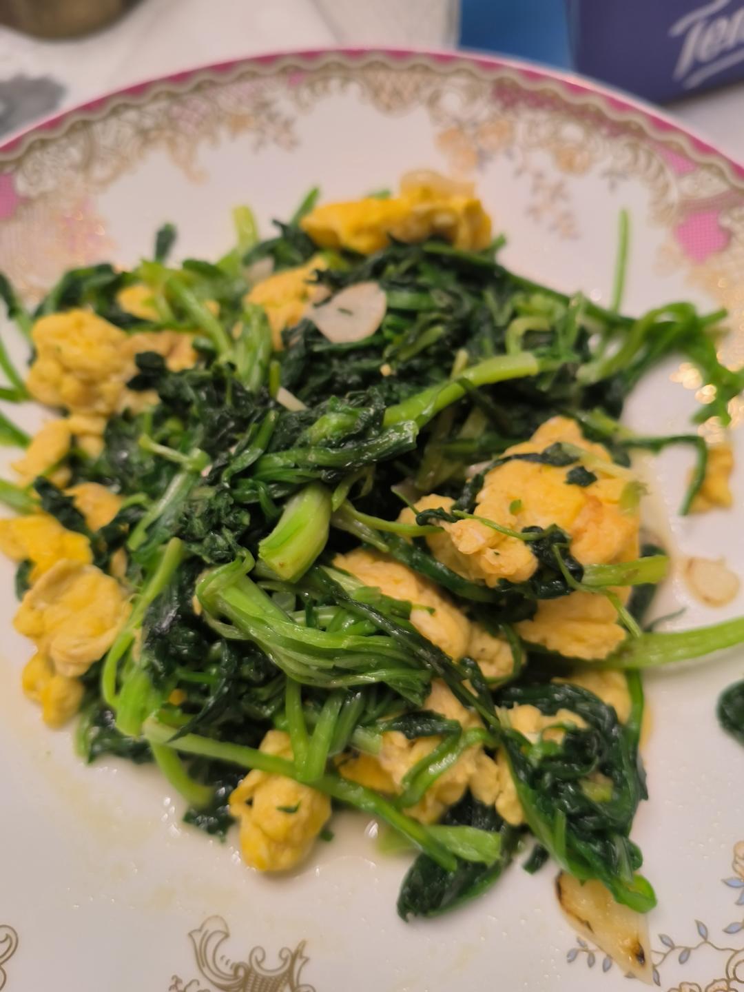 荠菜炒鸡蛋（春天的味道）