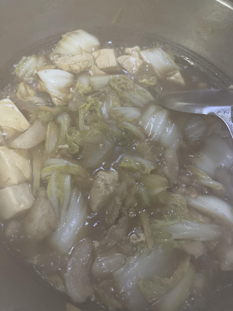 冬季最爱的家常菜！大白菜炖大豆腐或干豆腐
