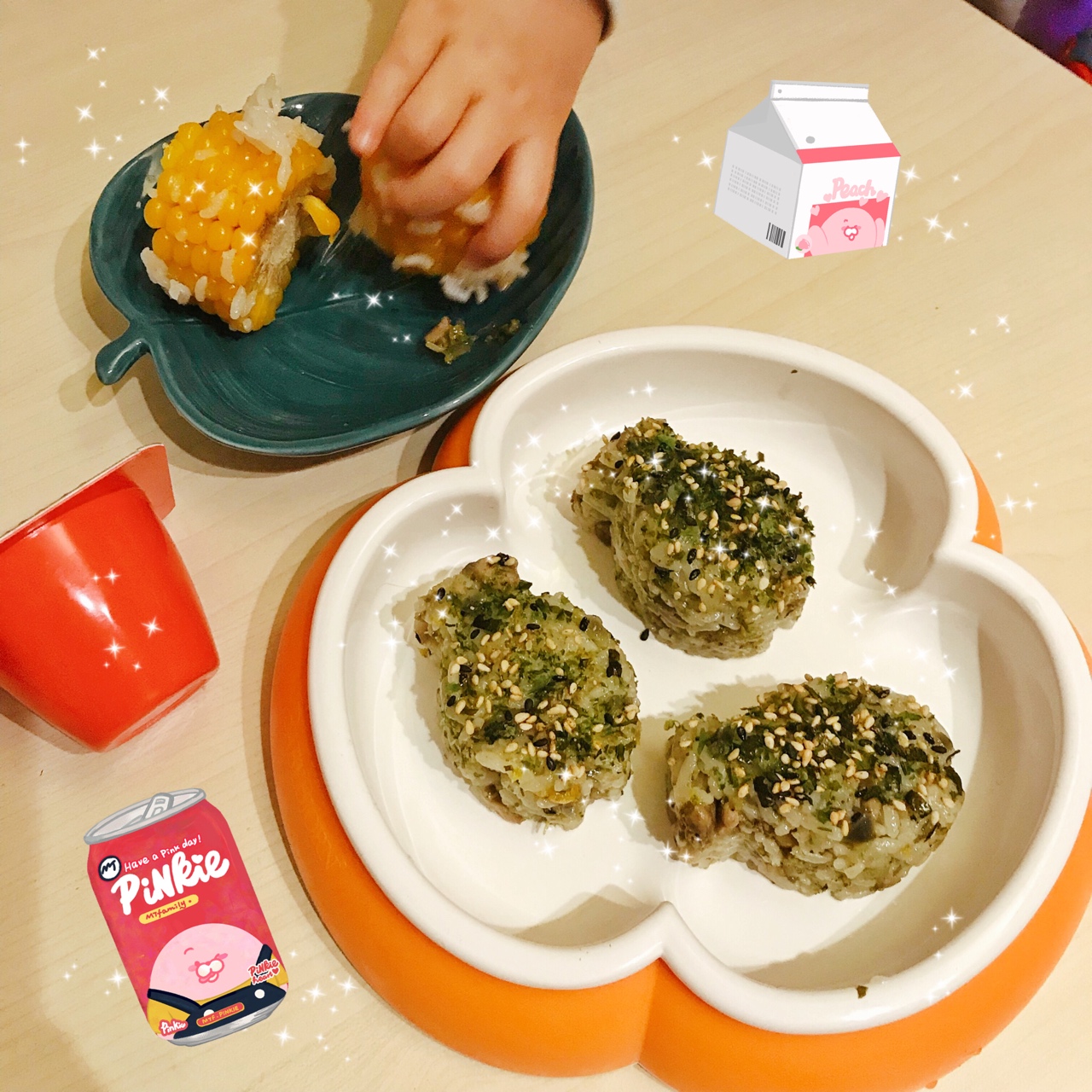 宝宝辅食：鹅肝营养杂蔬饭团