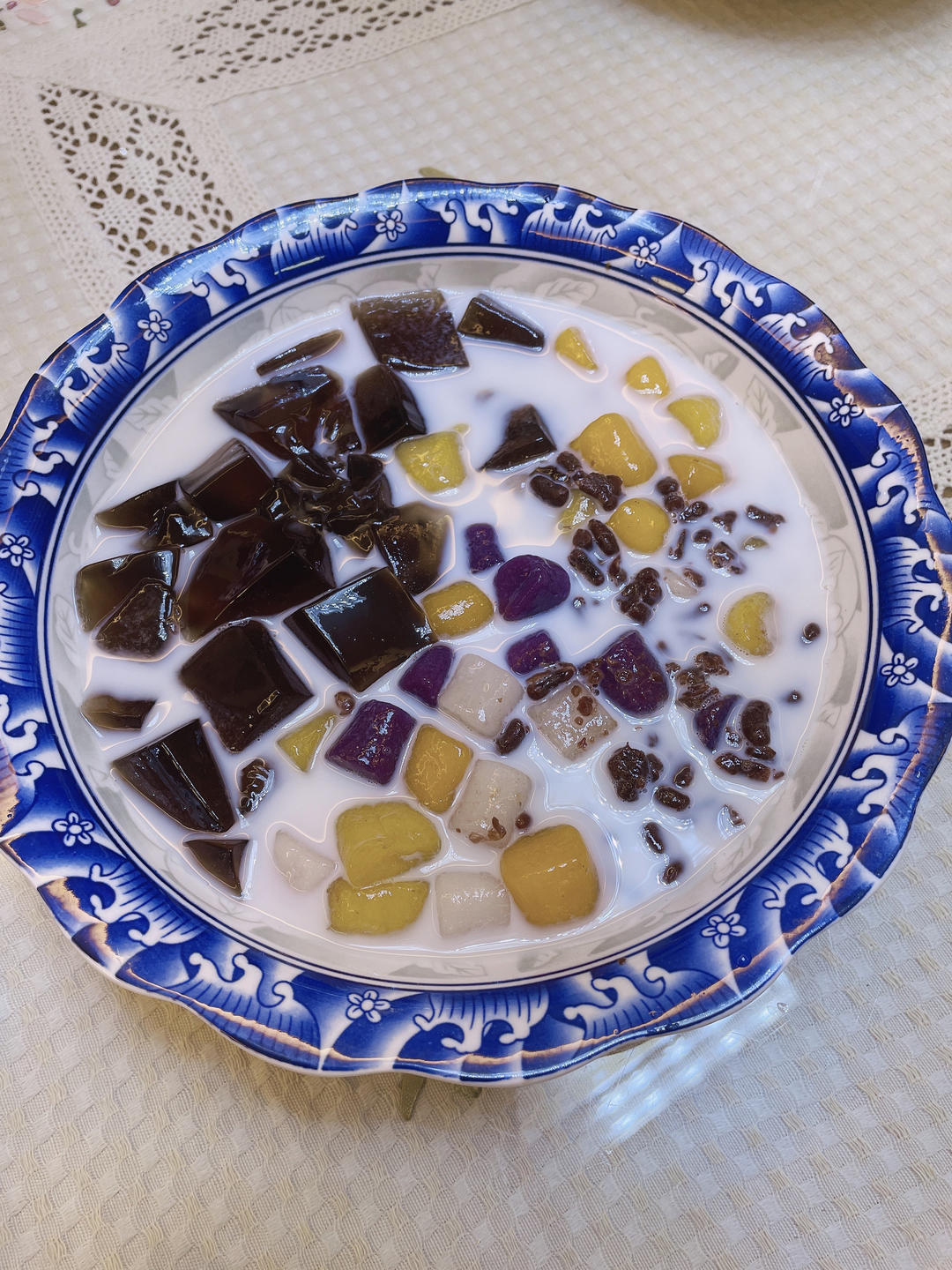 椰浆红豆芋圆烧仙草