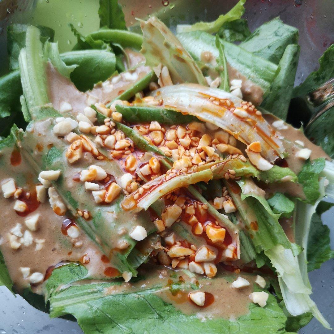 最好吃的凉拌油麦菜
