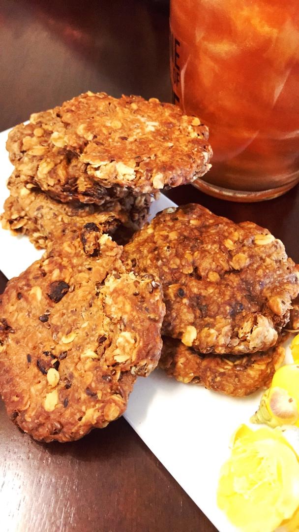 健康有机椰香燕麦亚麻籽饼干 --- 适合三高人群