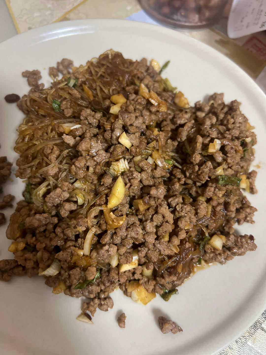 家常菜就是要简单 牛肉版蚂蚁上树（肉末粉丝）
