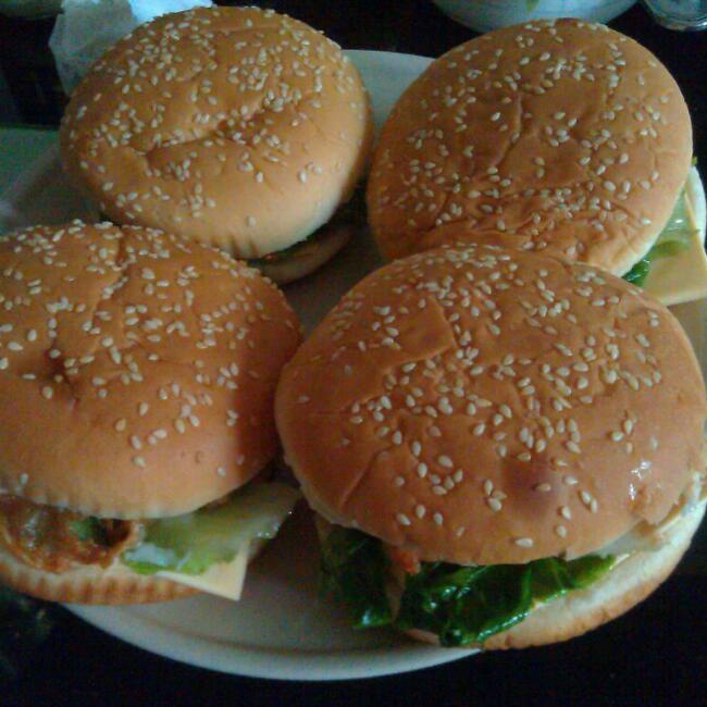 鸡腿汉堡包