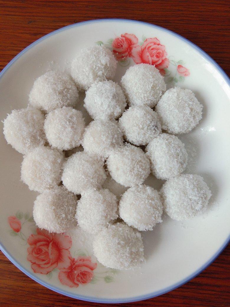 薰衣草_519k做的干吃汤圆(麻薯/驴打滚快手版)