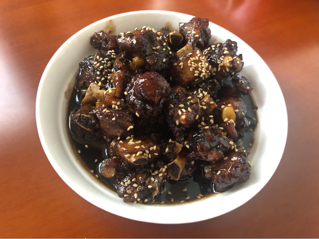 糖醋排骨/糖醋小排（不放油）（12345口诀做出正宗上海本帮）