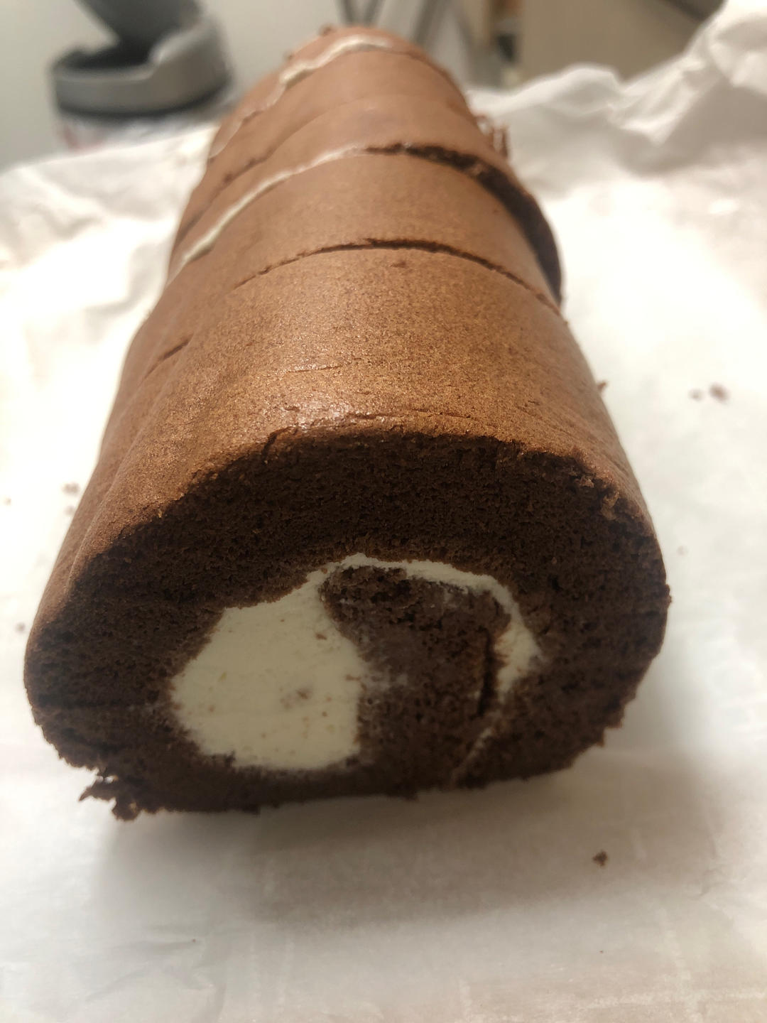 可可蛋糕卷(不消泡超浓郁巧克力口感)