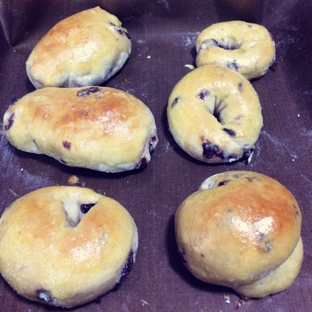 免揉蔓越莓面包