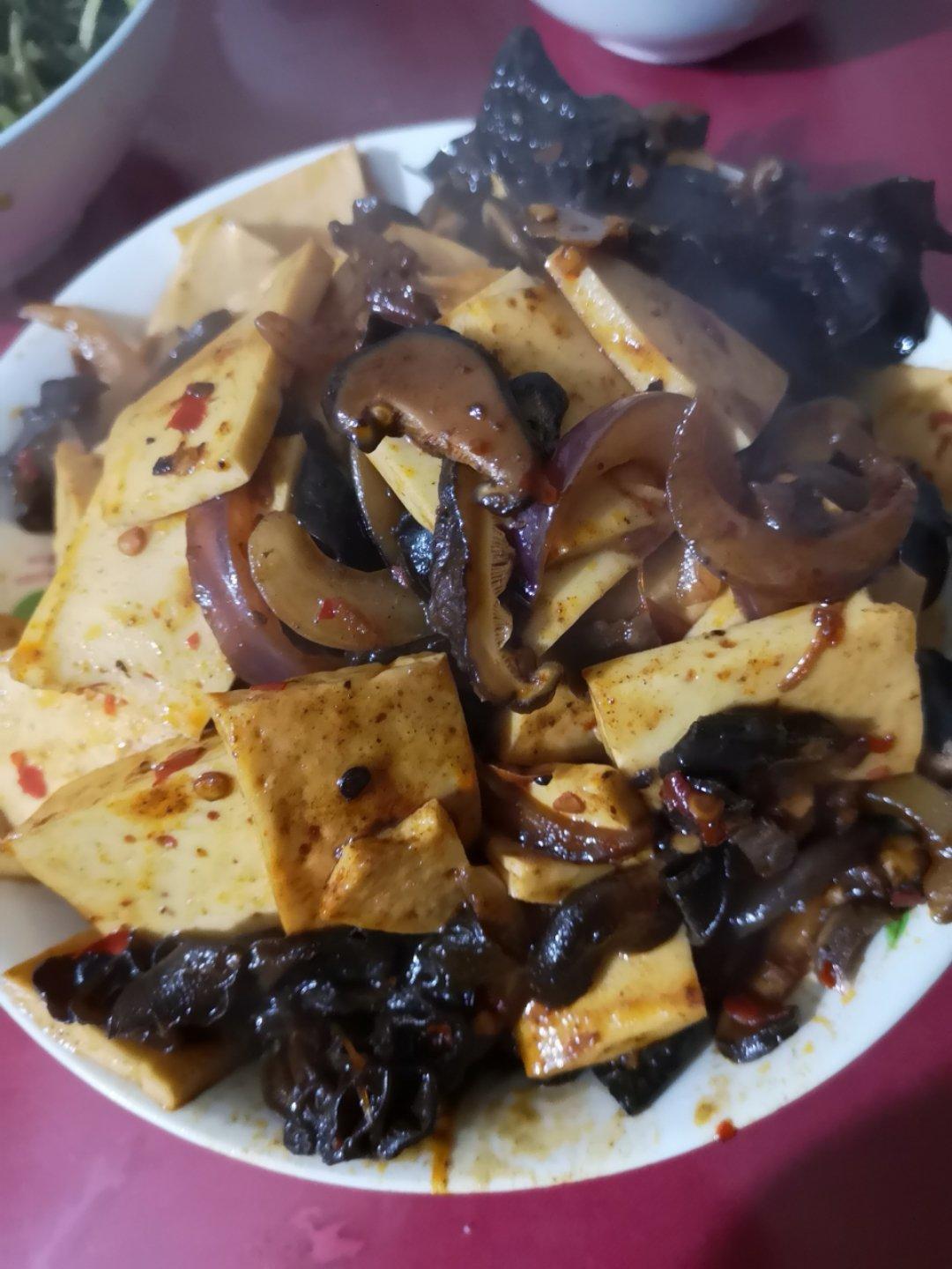 简易版干锅千叶豆腐