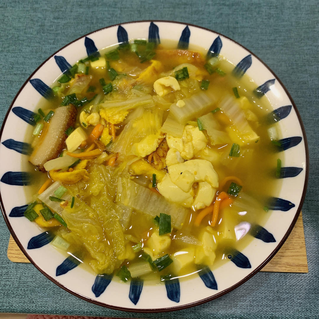 白菜豆腐汤