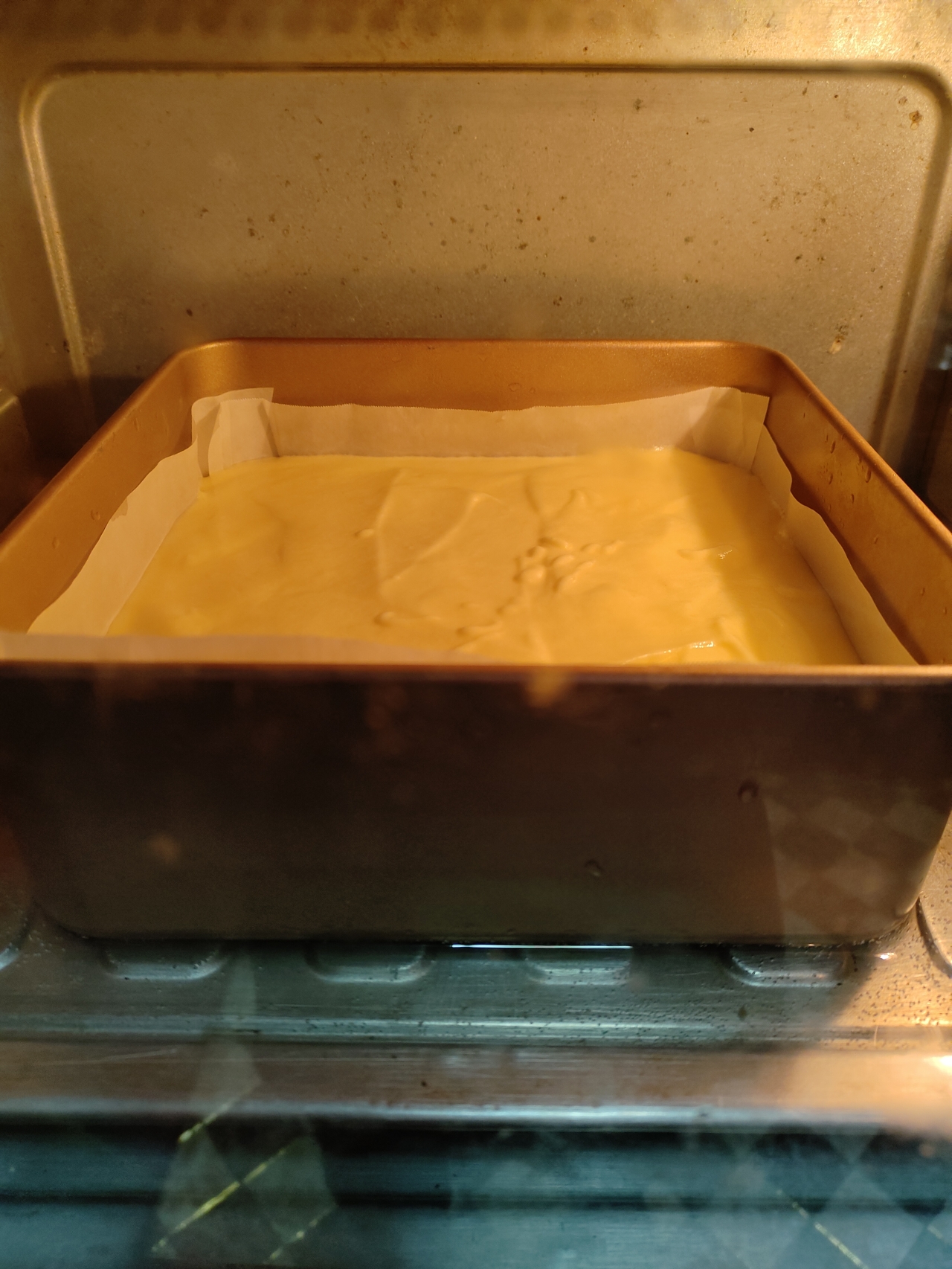 无油酸奶古早蛋糕(8寸)的做法 步骤5