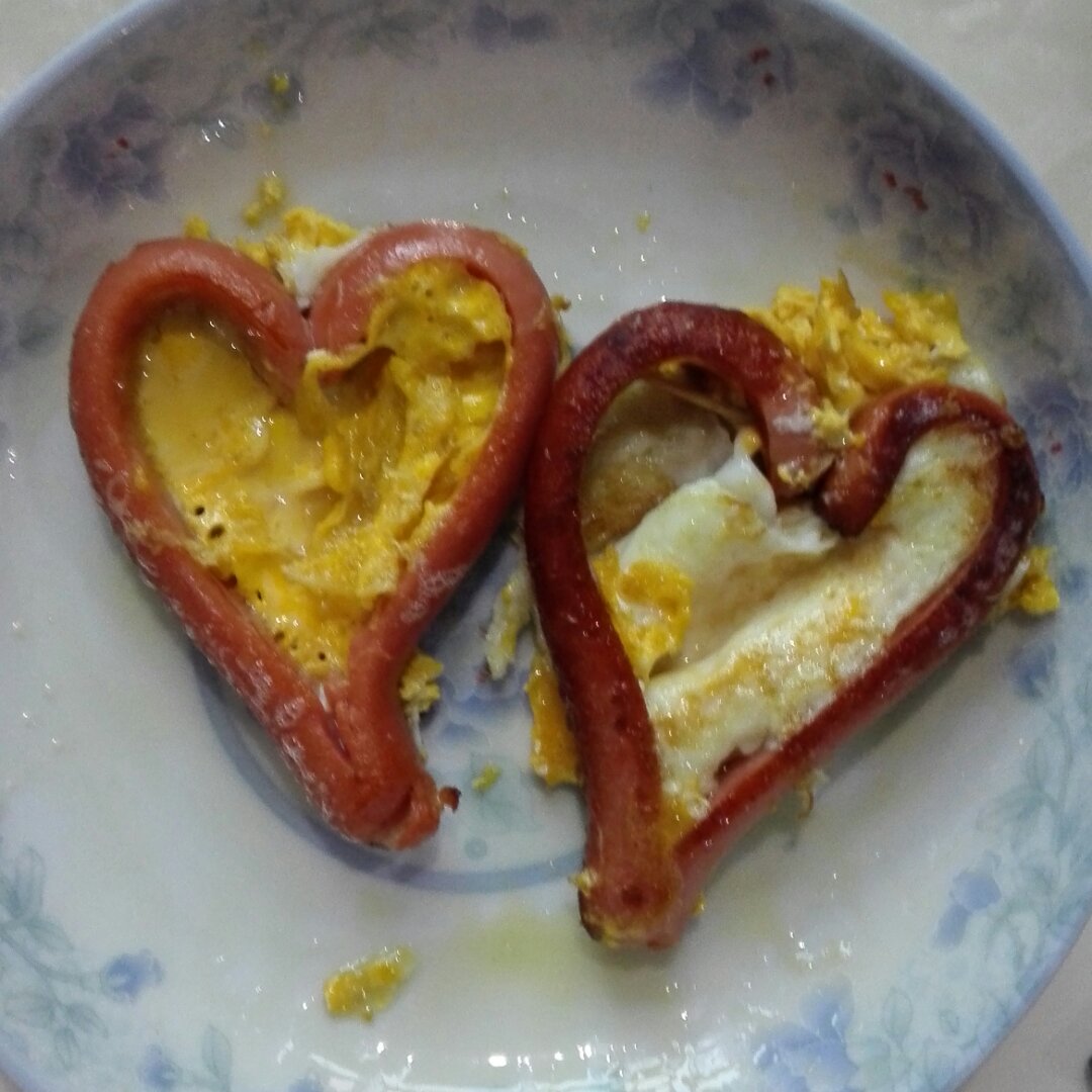 muriel6做的爱心荷包蛋