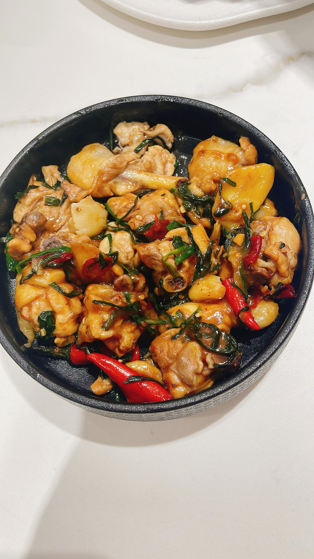 小炒鸡腿肉(美善品版)的做法