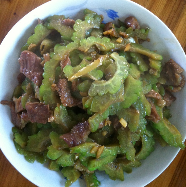 苦瓜炒肉