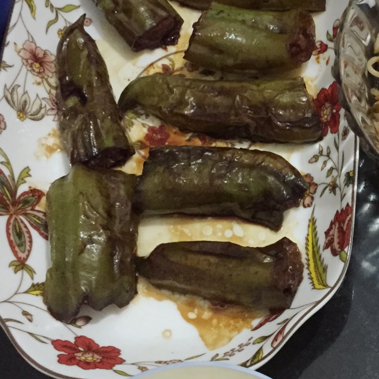 肉馅辣椒-新手下厨 stuffed Chili pepper