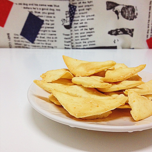 芝士烤玉米片（消耗蛋白的最好的方法）