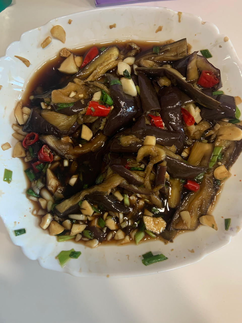 凉拌手撕茄子