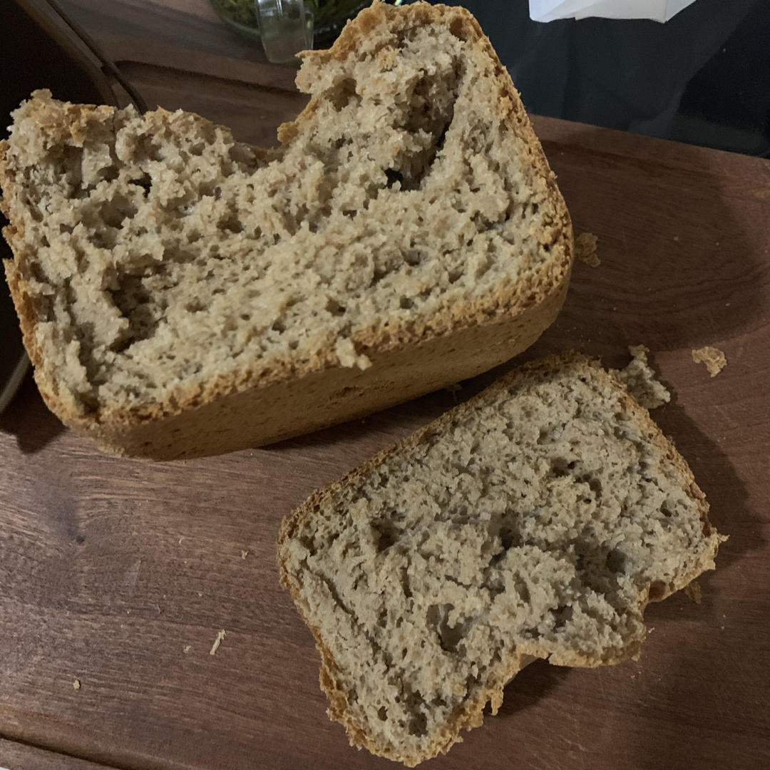 （面包机预约版）无糖无油全麦吐司面包