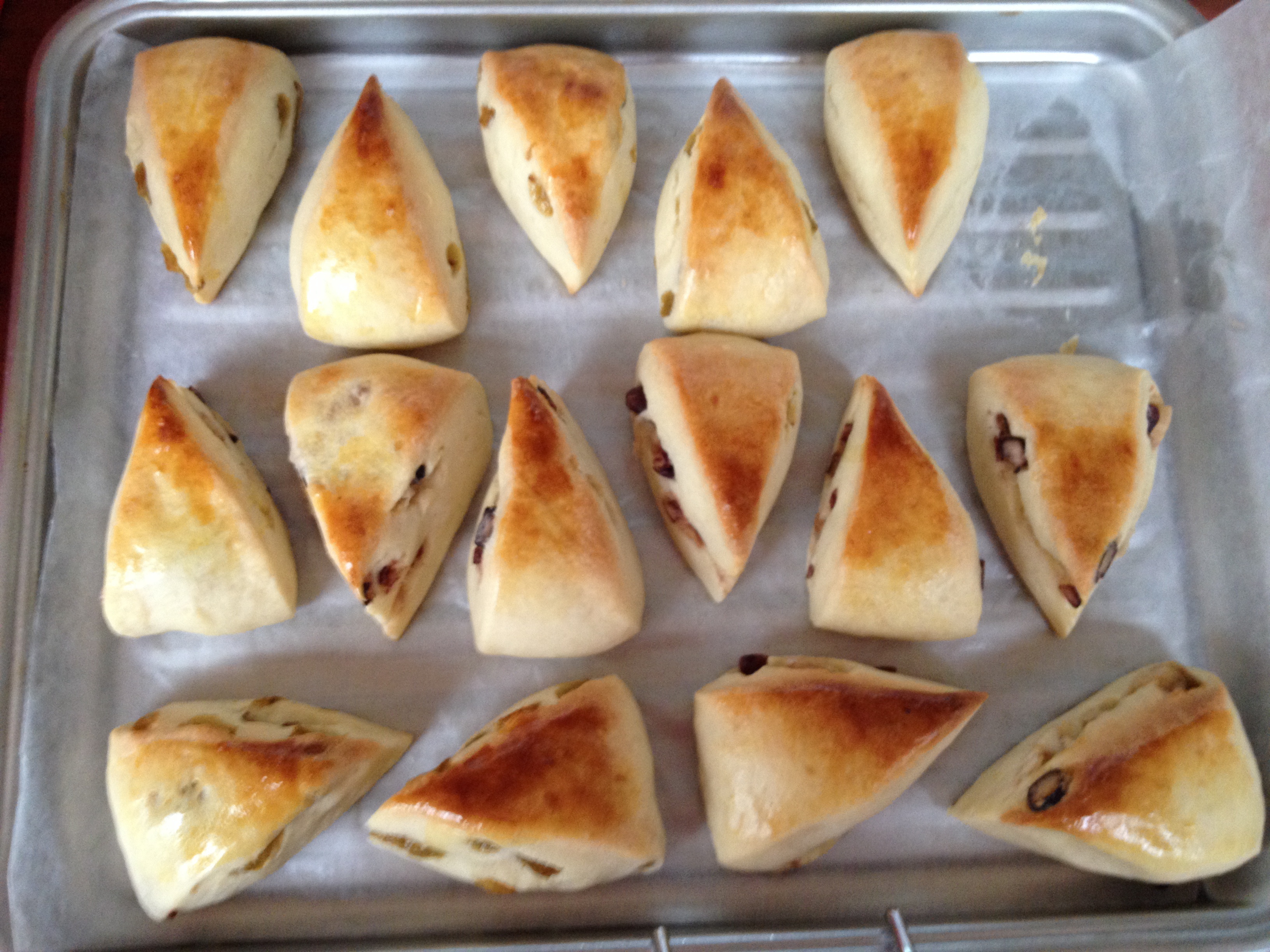 葡萄干司康（酵母版）