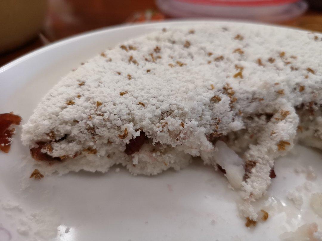 小仁做的重阳糕松糕米糕快手糯米粉粘米粉的无名糕点