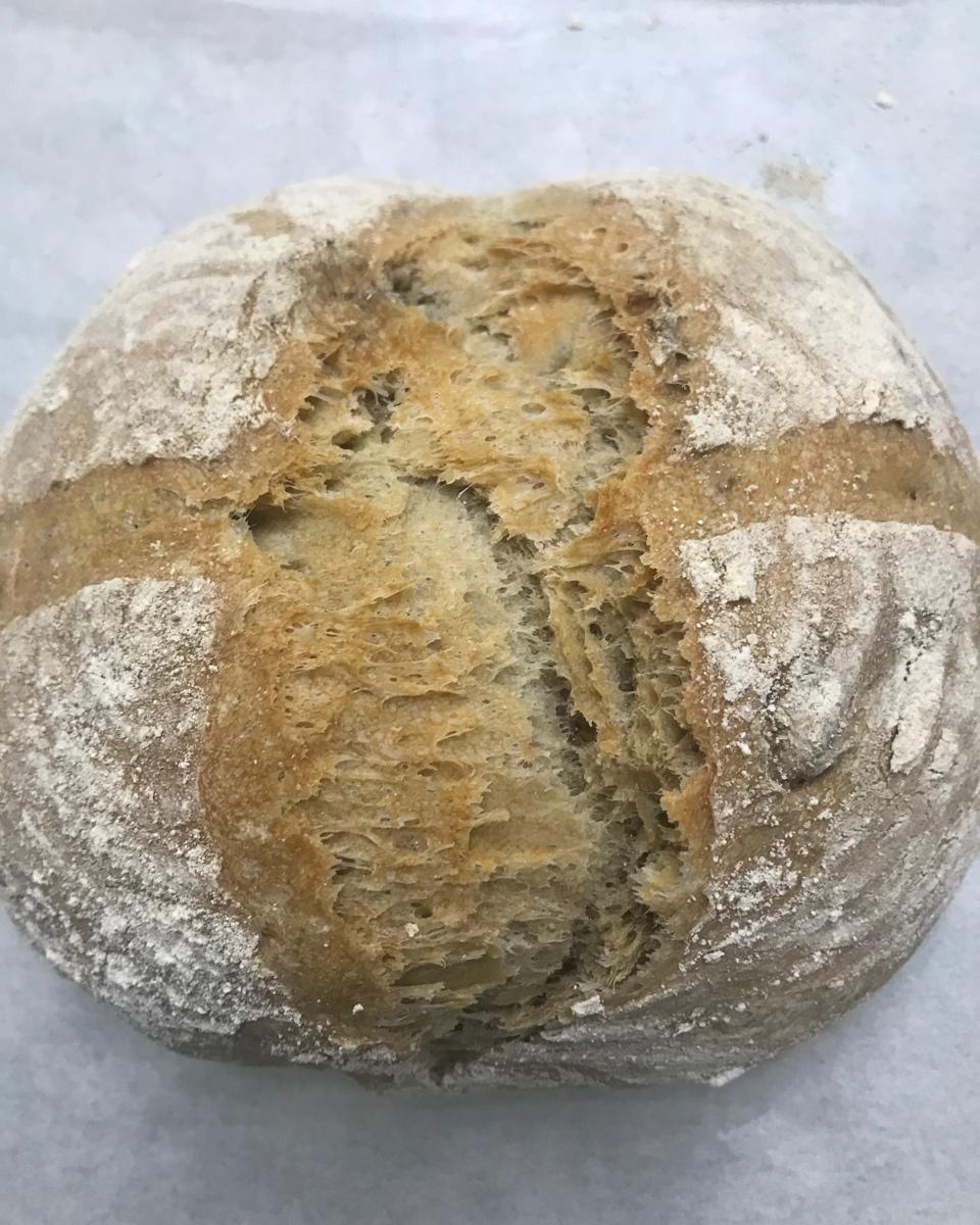 无需蒸汽的乡村面包（免揉简化版）