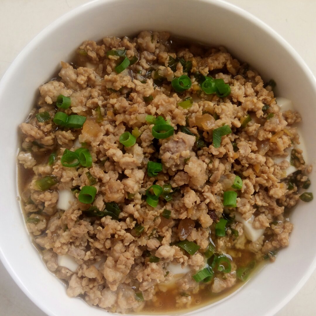 肉末蒸豆腐