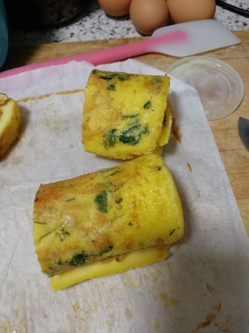 次次成功的香葱肉松卷