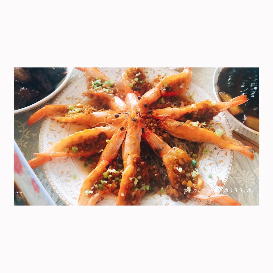 蒜蓉粉丝蒸虾