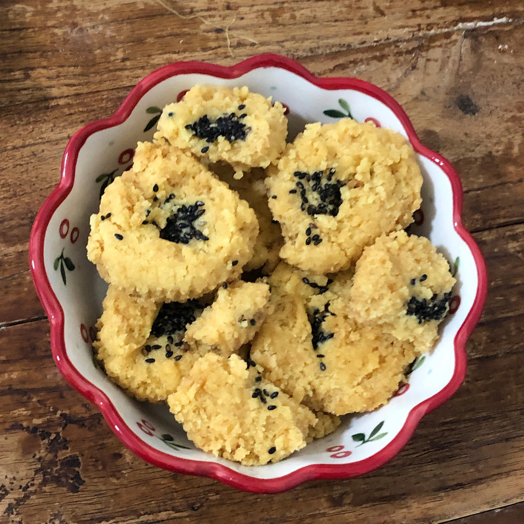 【简简厨房】小白在家怎么做出好吃的桃酥？