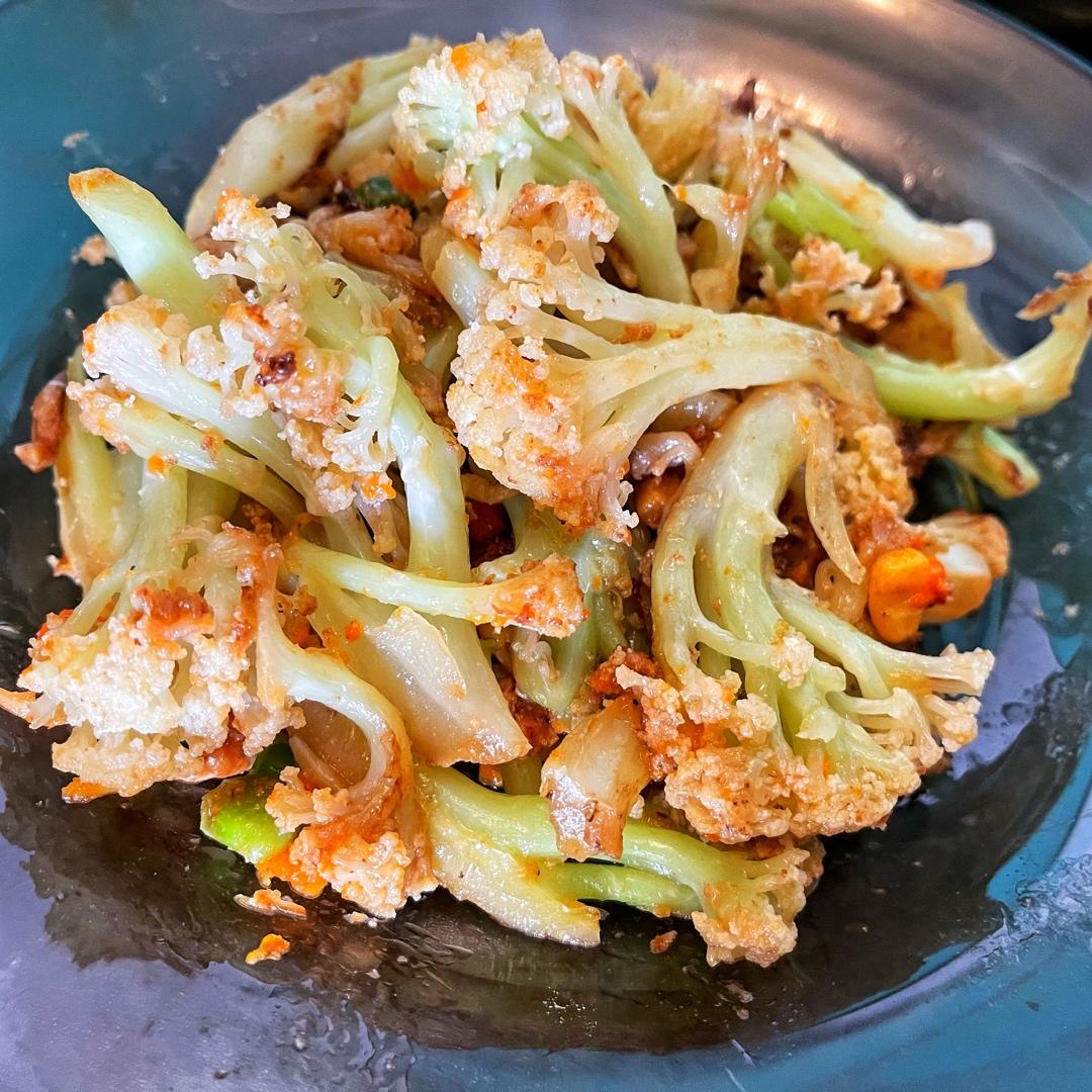 和饭店一个味道的干锅花菜