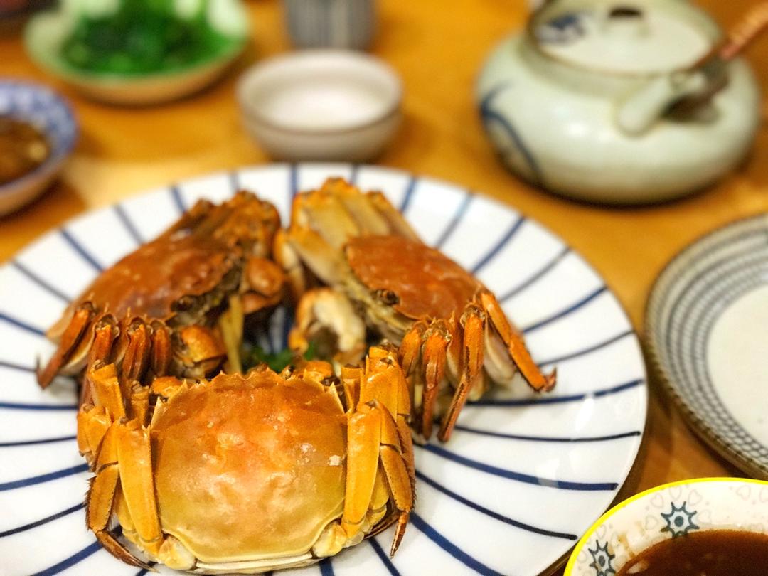清蒸大闸蟹