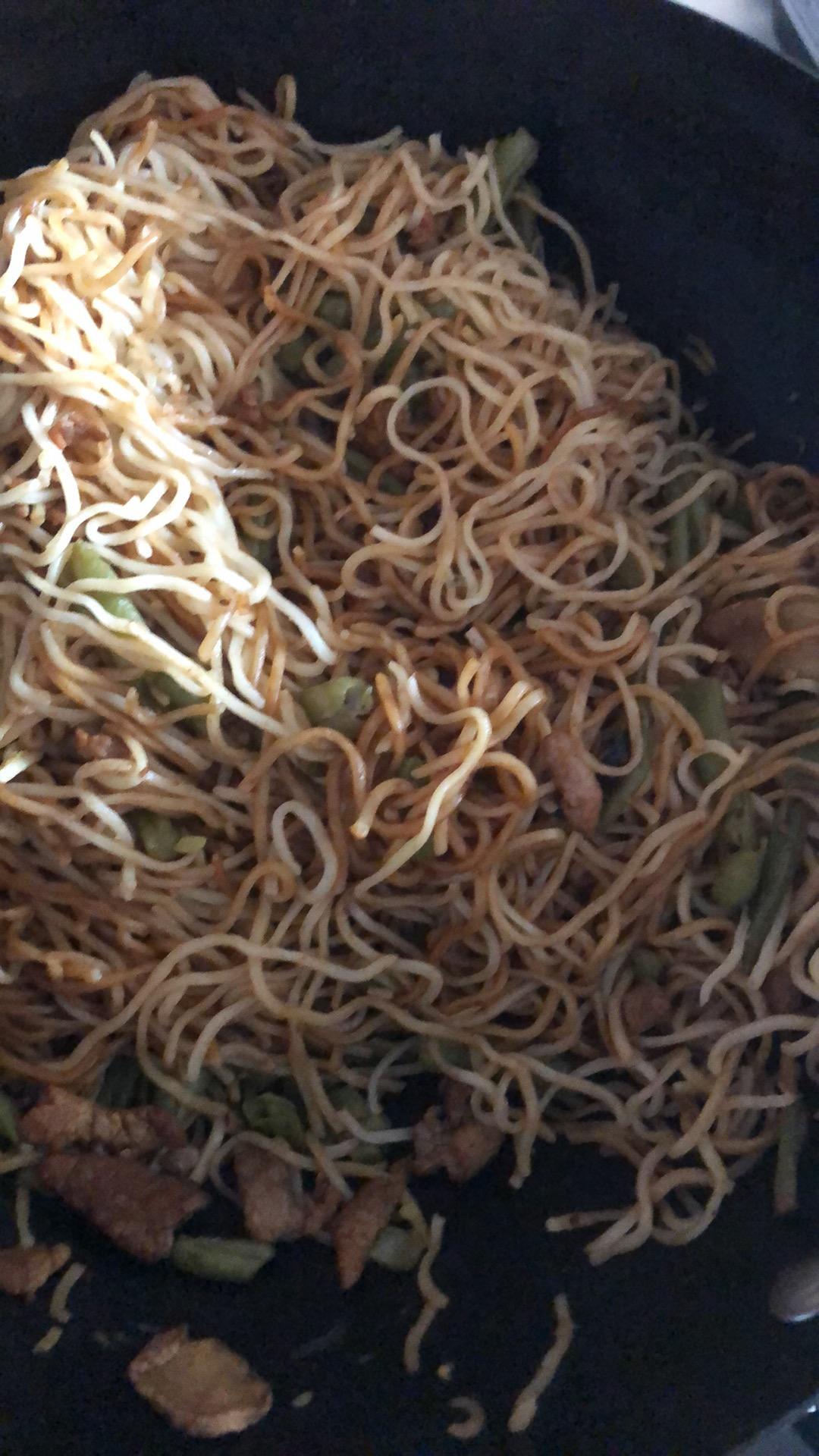 地道老北京扁豆焖面 豆角焖面 太好吃小心吃撑哦