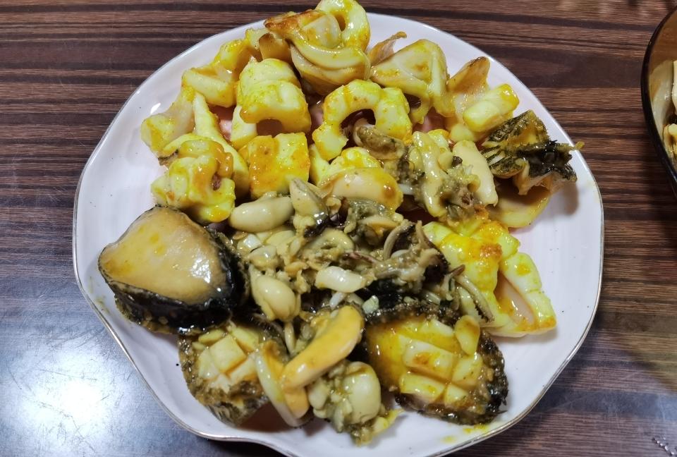 盐焗小海鲜的做法