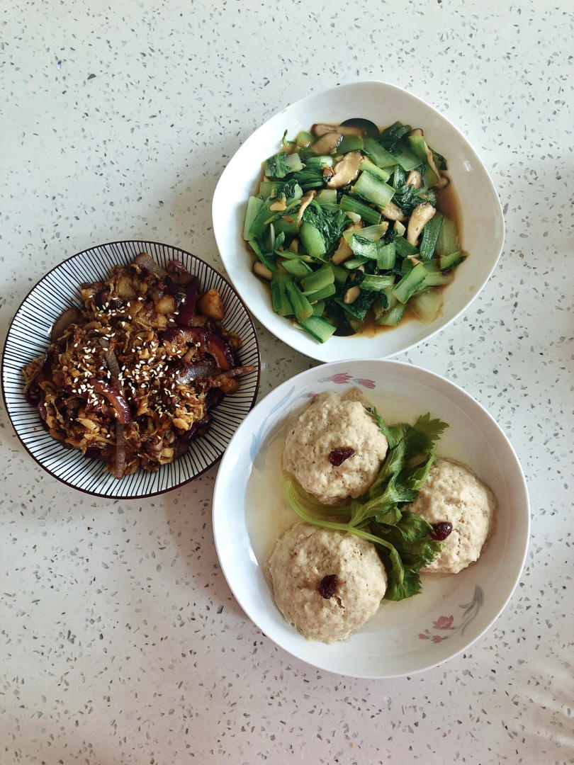 清蒸迷你狮子头