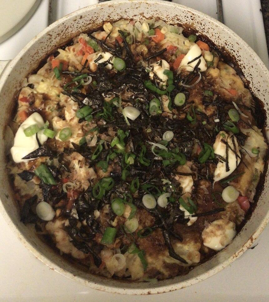 大阪烧 (Okonomiyaki)