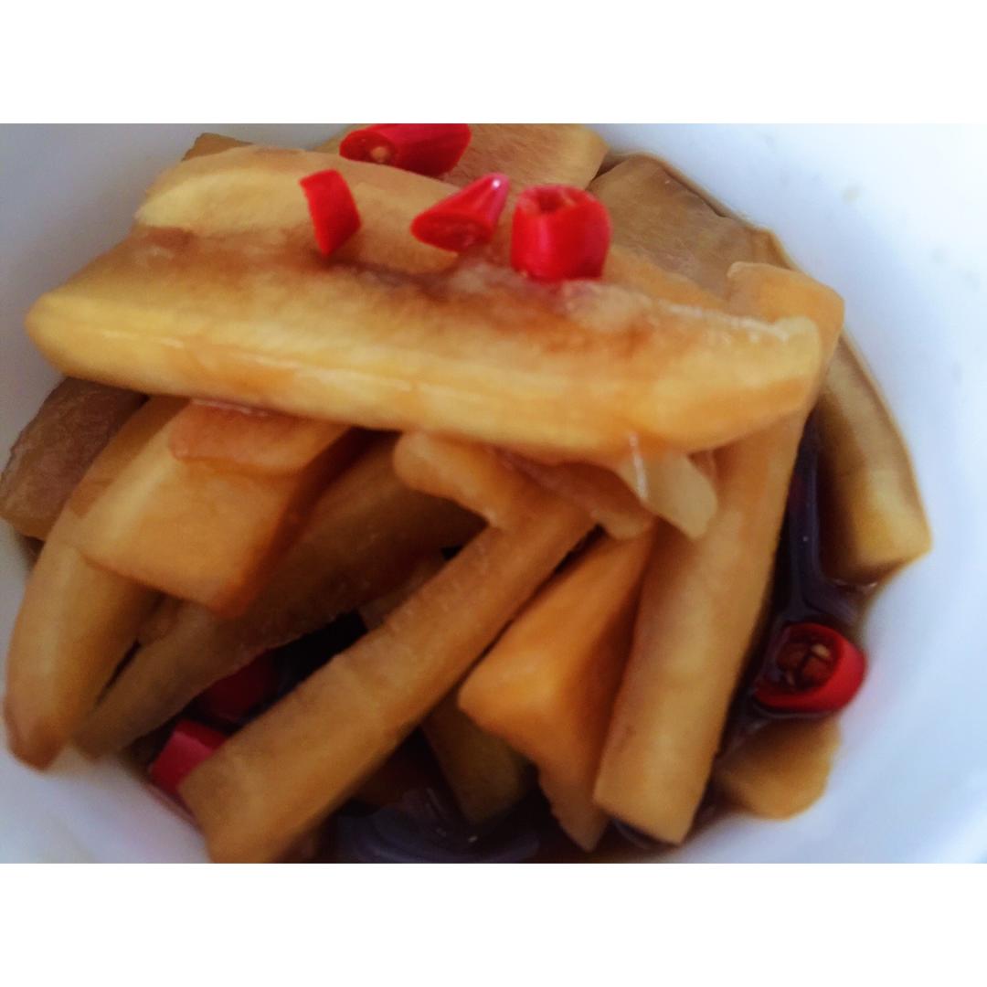 湘味小食：醋泡萝卜皮