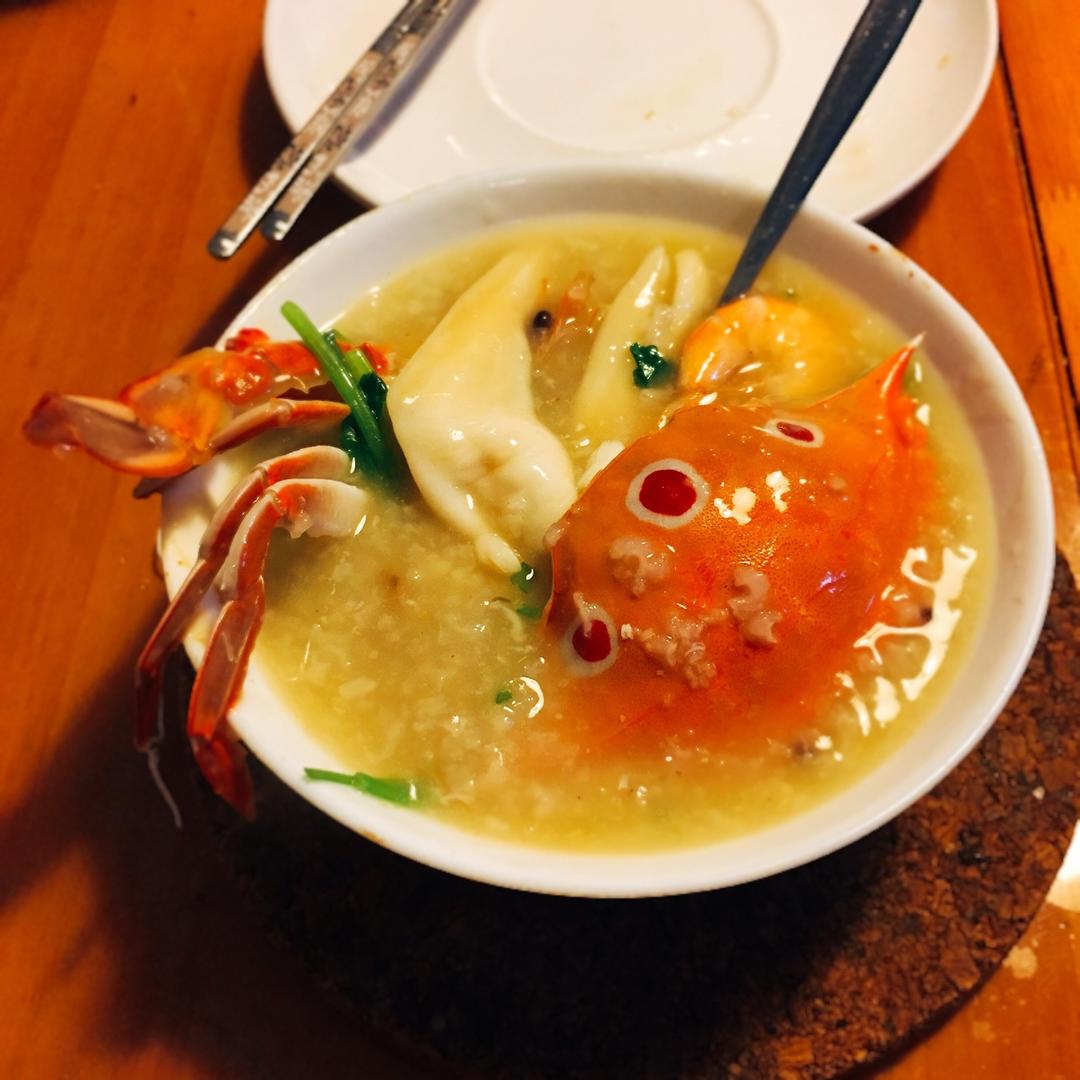 鲜虾砂锅粥