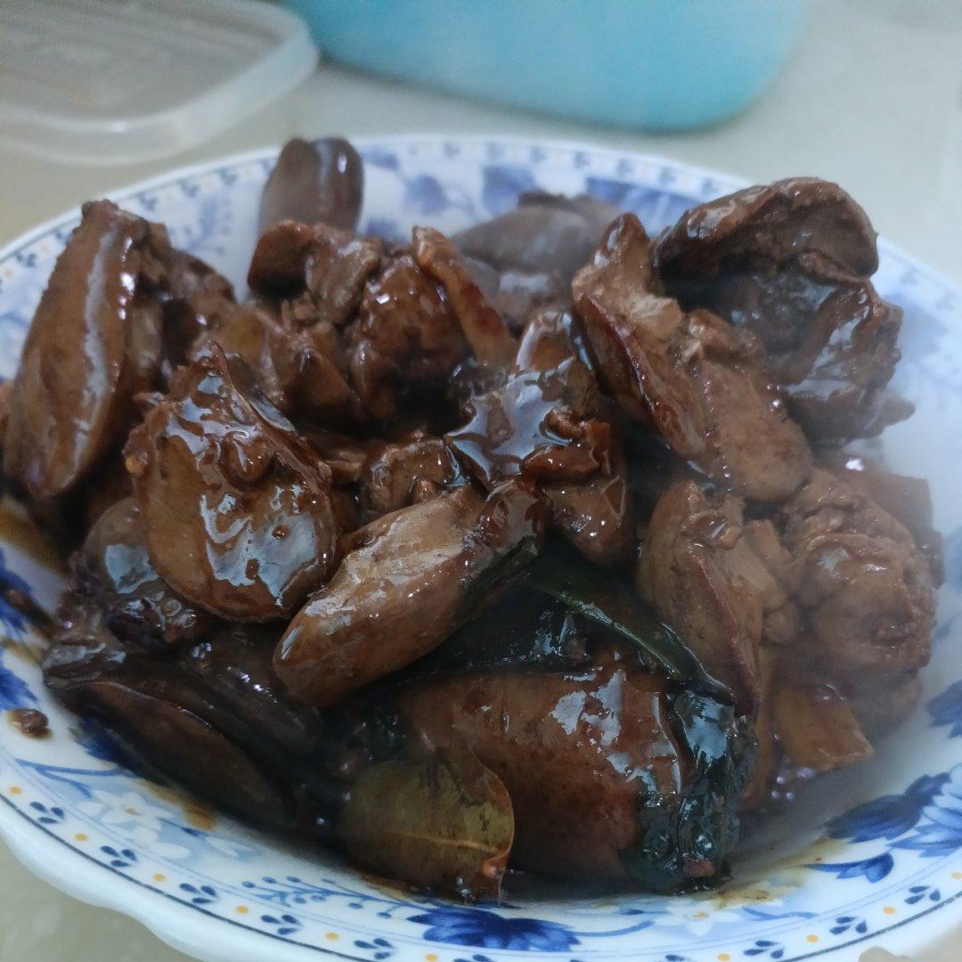 简单美味酱鸡肝