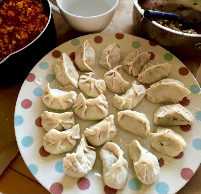 双菇豆腐饺