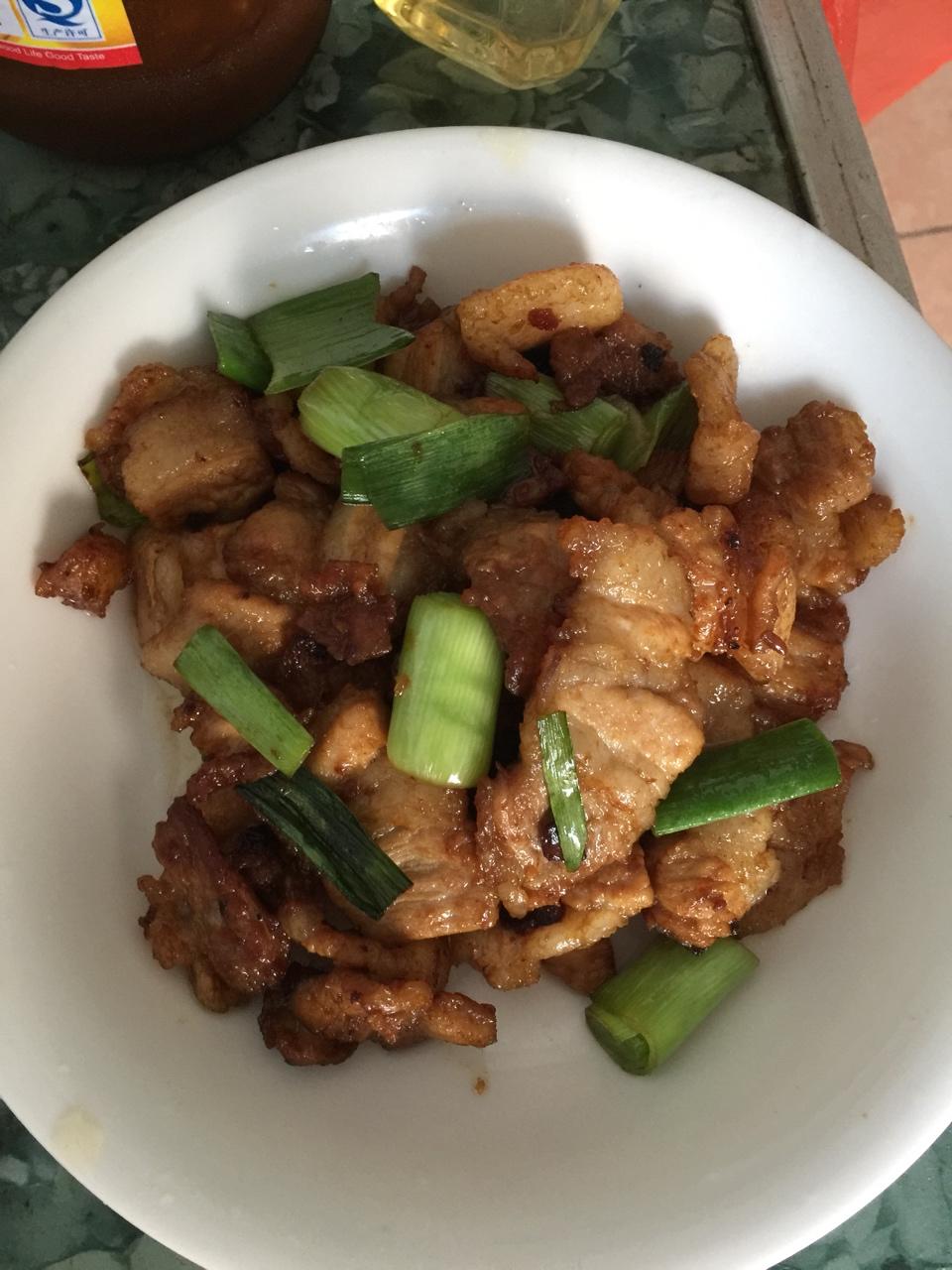 舞颜琉涩做的生炒五花肉