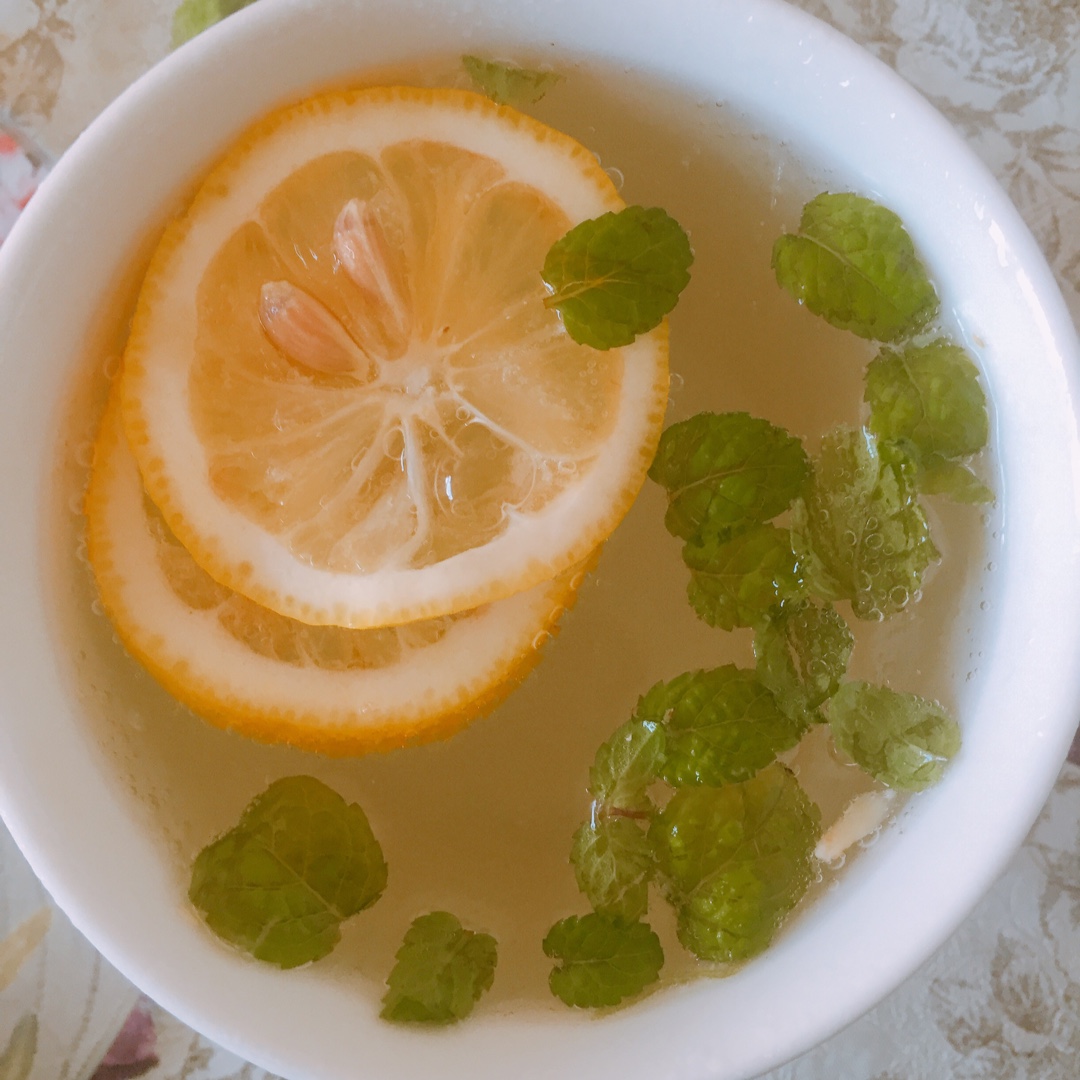 柠檬薄荷苏打水