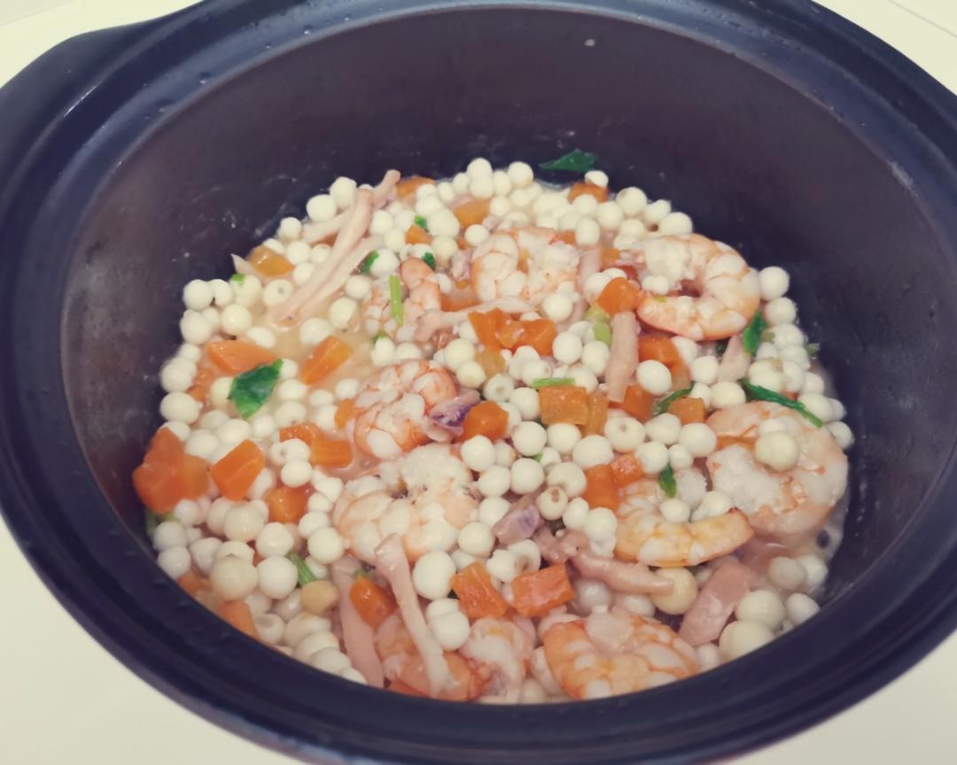 潮汕小姐姐的芡实虾仁煲（清爽版）