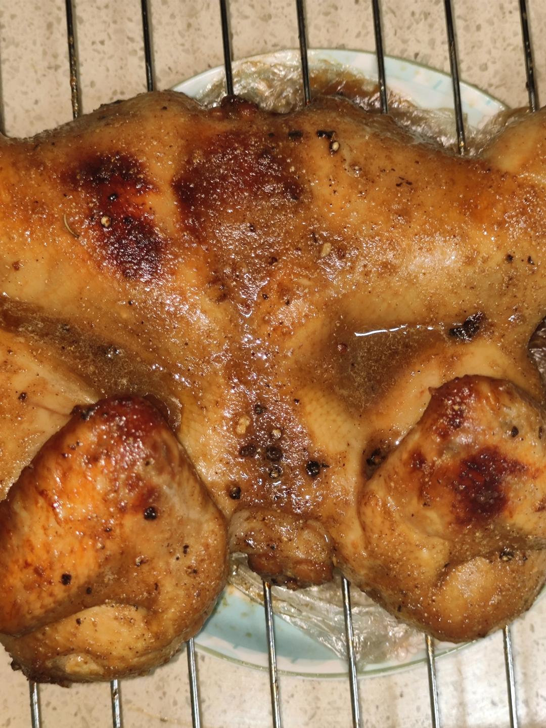 袋袋烤鸡--自制腌料+脆皮秘籍