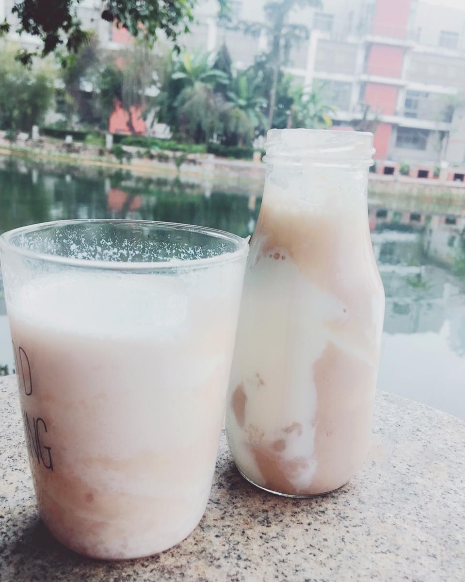 《Tinrry+》芋泥鲜奶（芋泥波波茶）