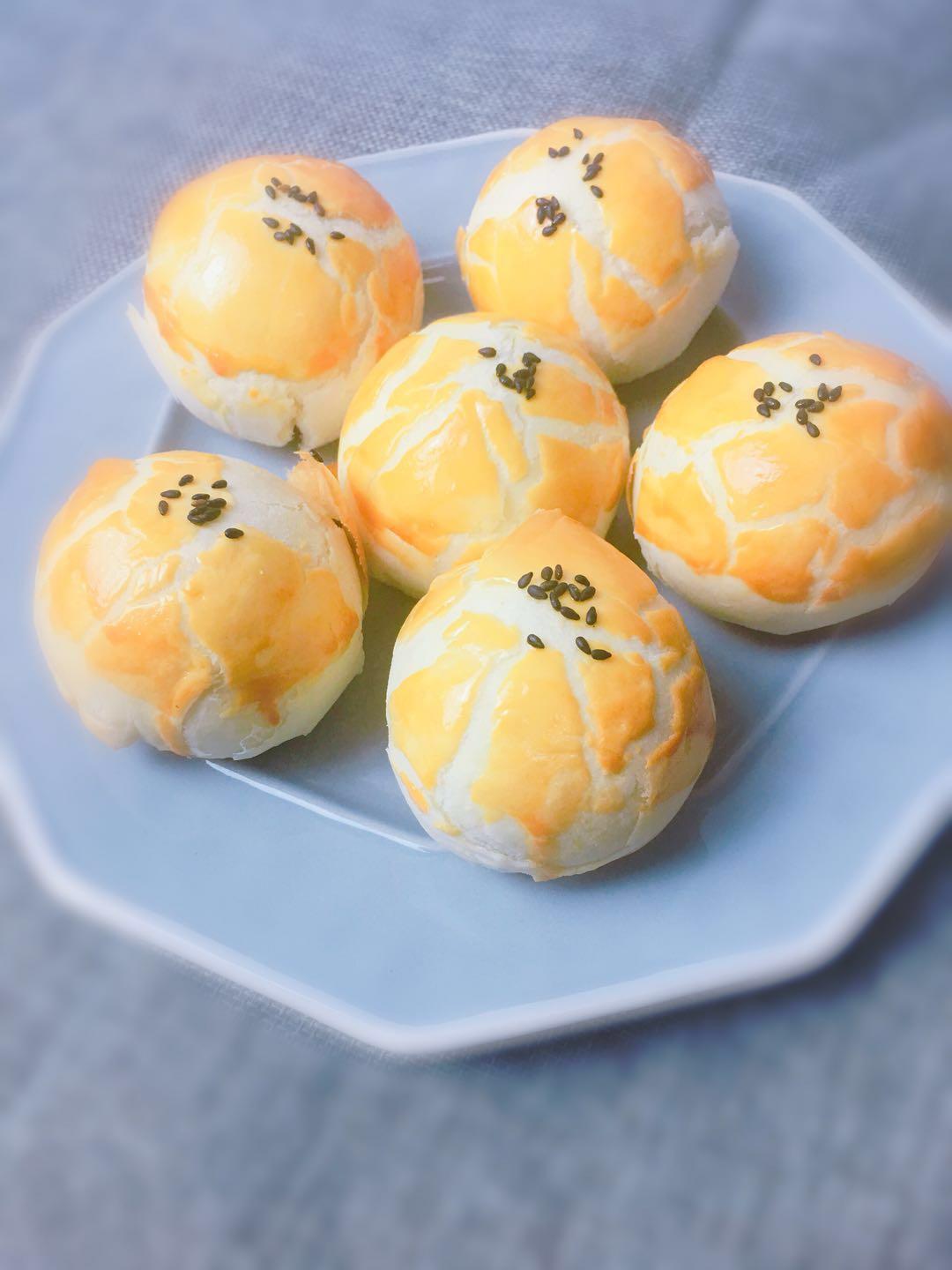 蛋黄酥的做法