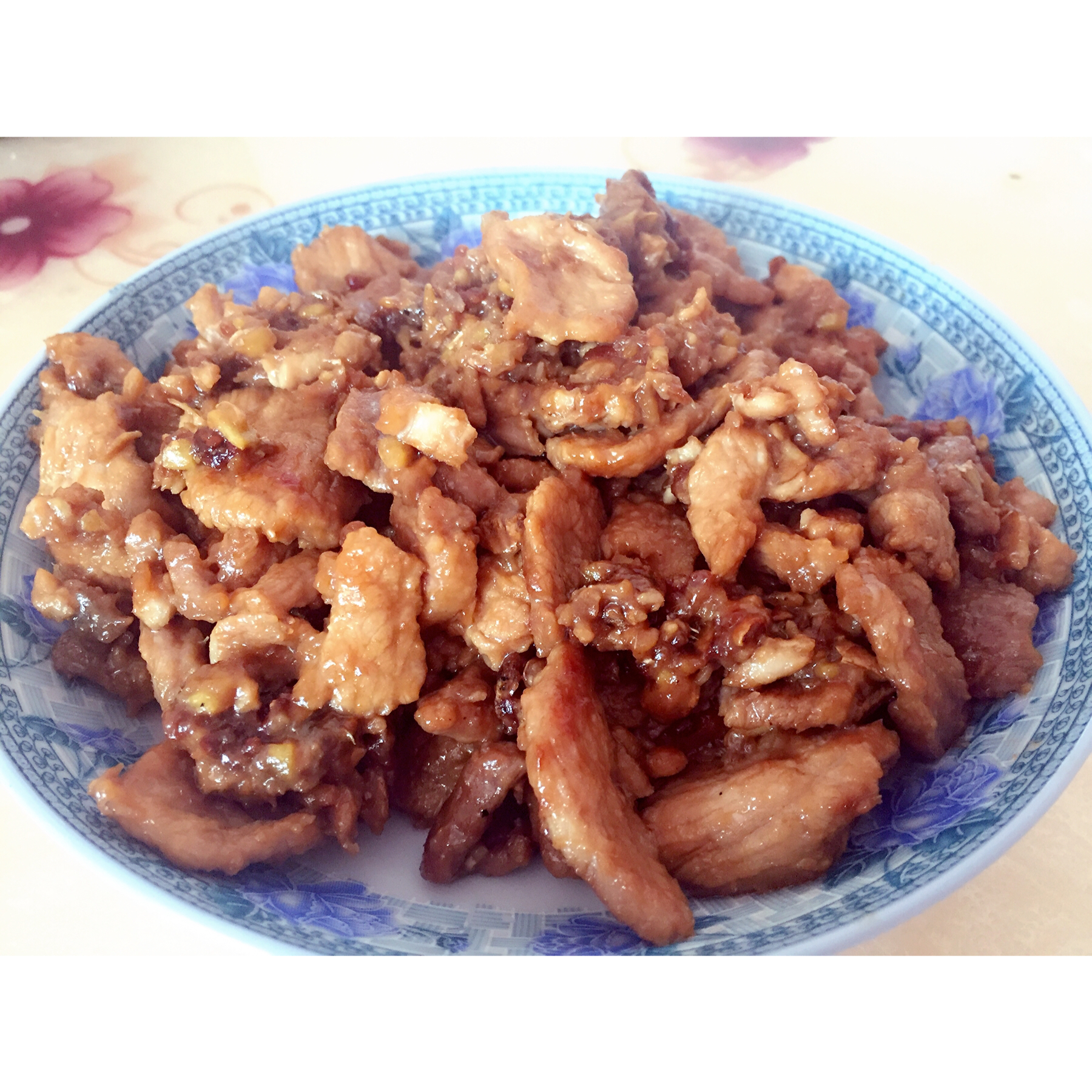 生姜炒猪肉