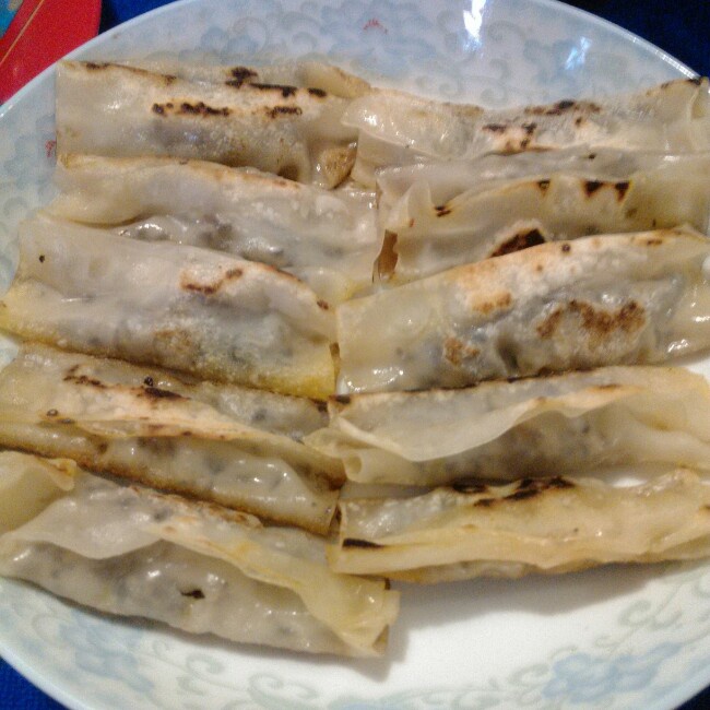 猪肉大葱锅贴