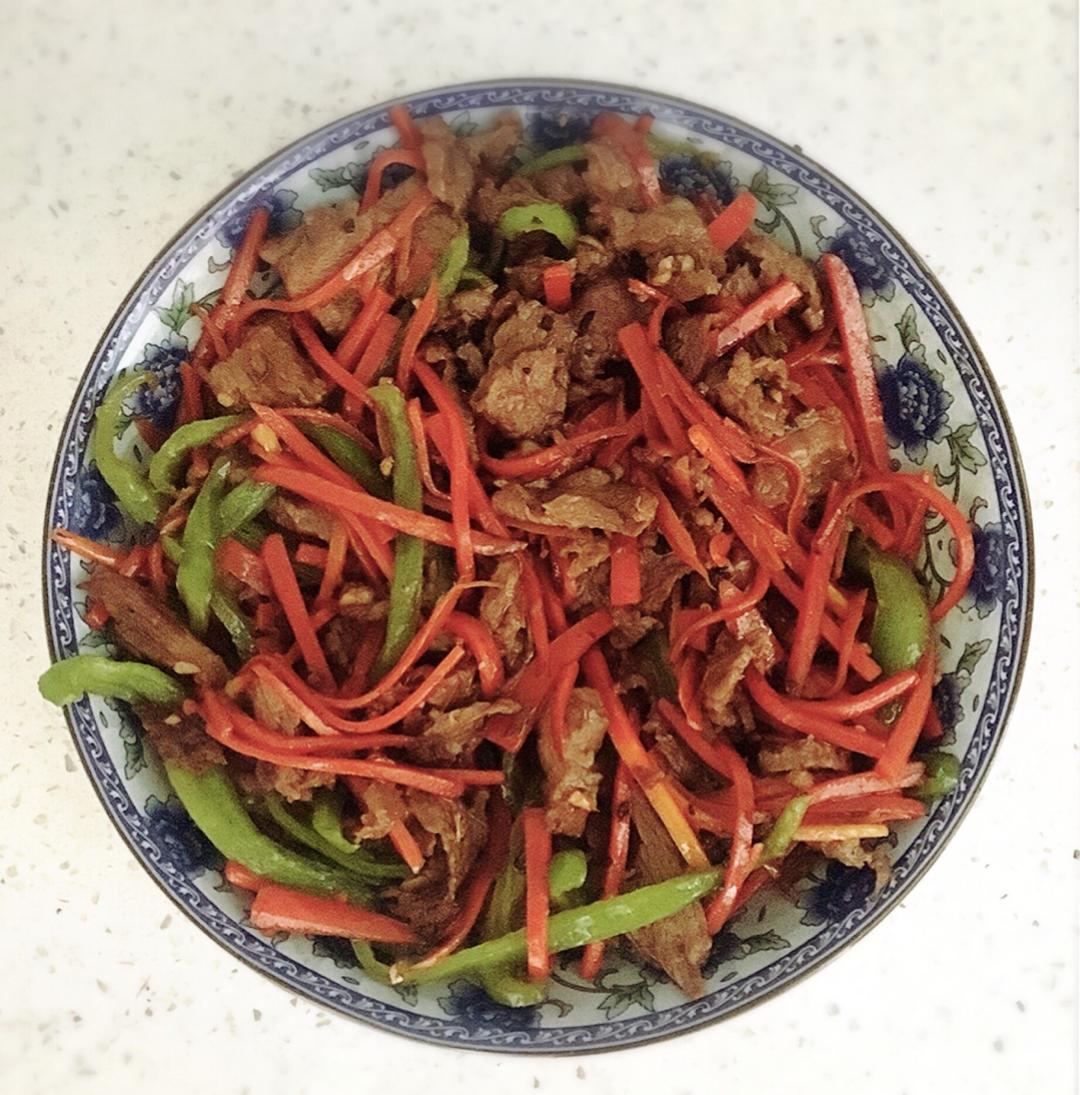 青椒胡萝卜牛肉