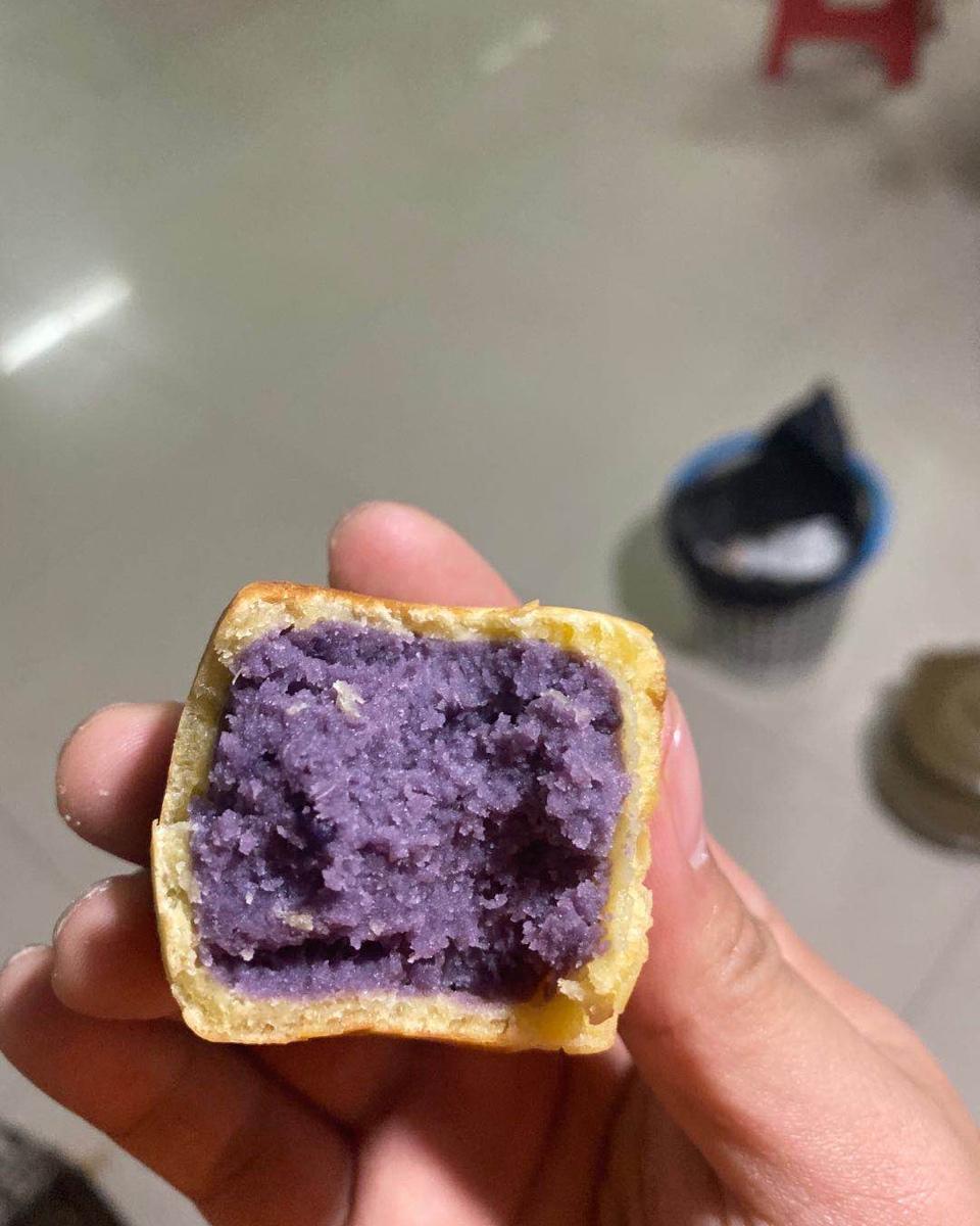 网红爆浆紫薯仙豆糕(低卡版)超长拉丝