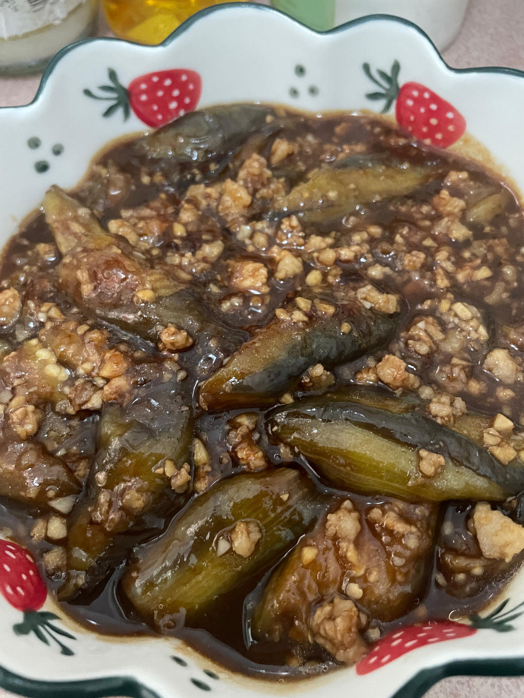 家常红烧茄子🍆，只要少量的油且下饭